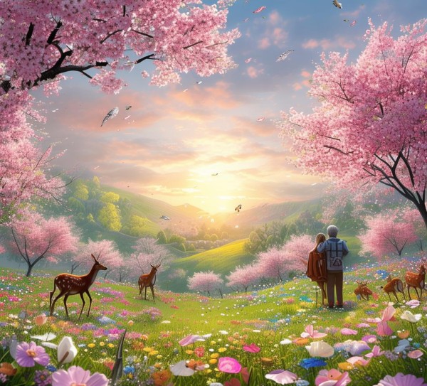春回大地，共享春光盛景,春暖花开，万物复苏——迎接春天的美好时光,盛景,第1张