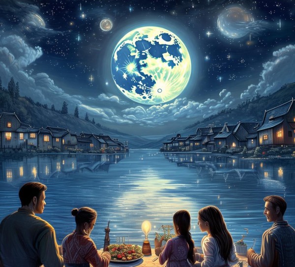 月满中秋，情满人间——月亮之美句集锦,初一十五，月圆人团圆—那些关于月亮的美好句子,月亮之美,第1张